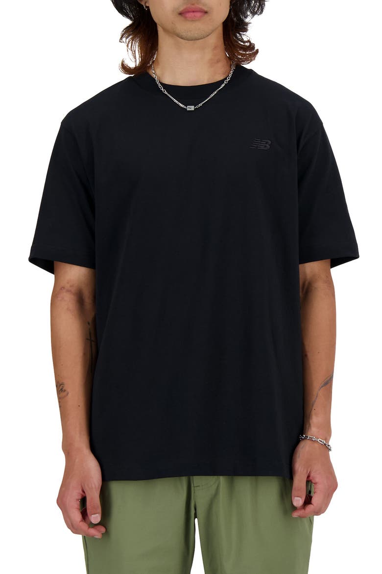 Athletics Oversize T-Shirt, Main, color, BLACK