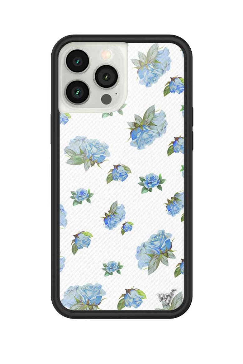 Moonlight Rose iPhone Case, Main, color, Blue
