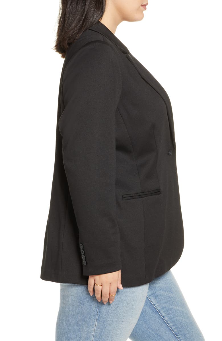 Treasure & Bond Long Knit Blazer, Alternate, color,
