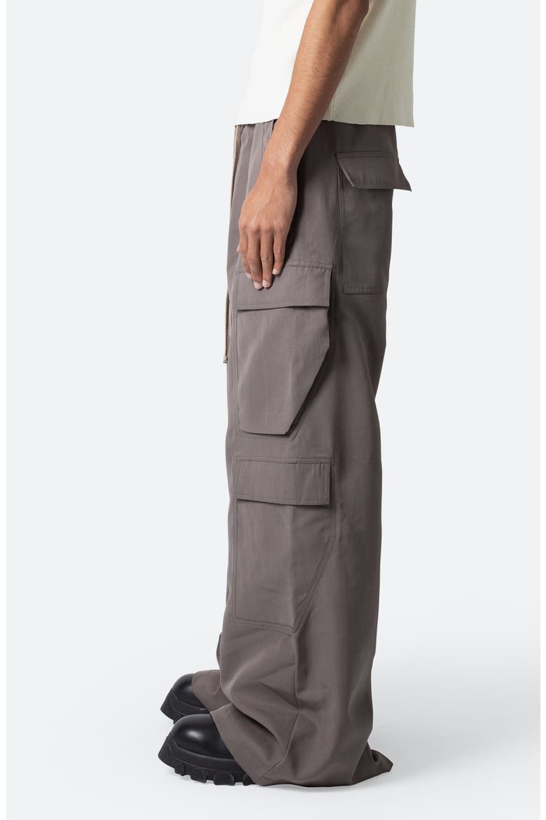 Rave Oversize Double Cargo Pocket Pants, Alternate, color, BROWN