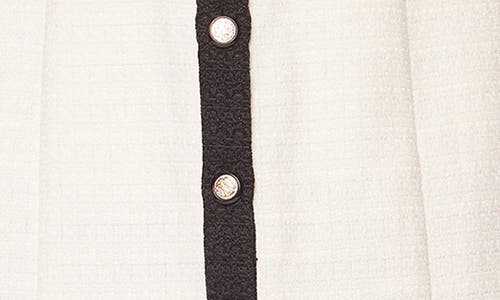 Lost + Wander Jackies Button Down Minidress In White-black