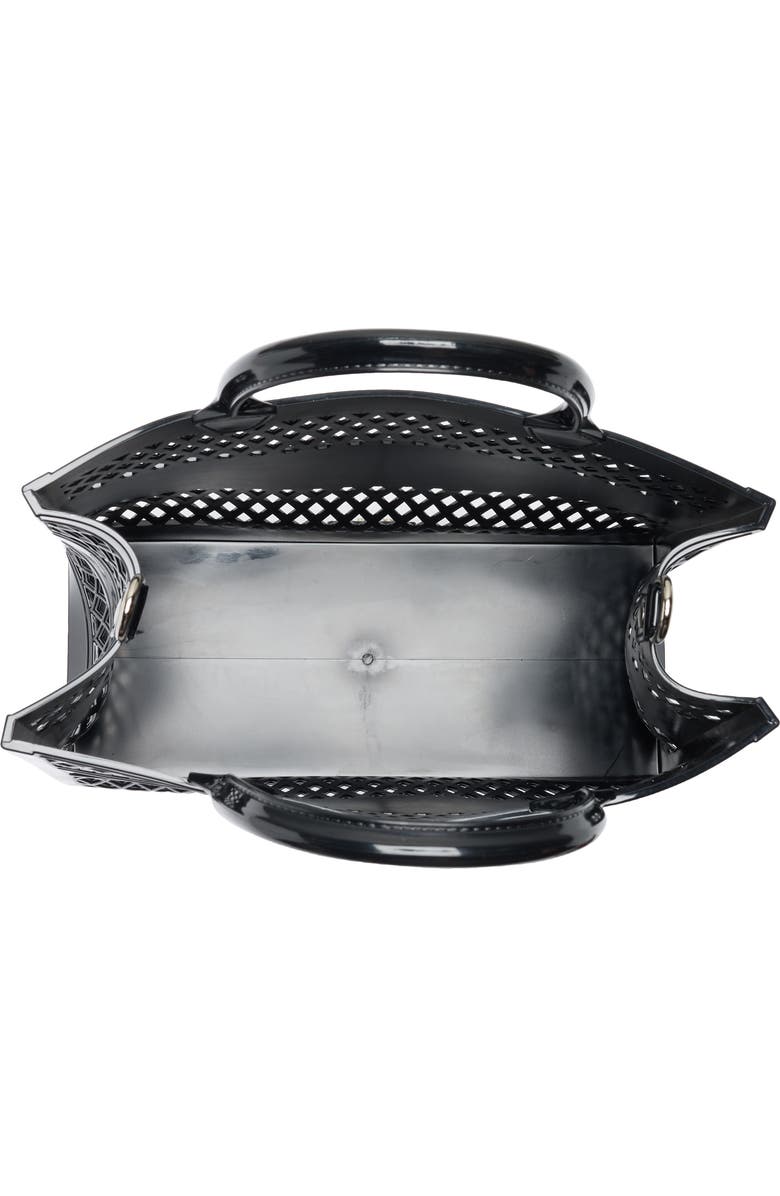 Madden Girl Mini Jelly Tote Bag, Alternate, color, Black