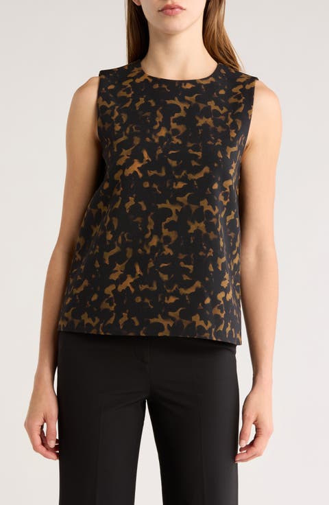 Straight Shell Sleeveless Top