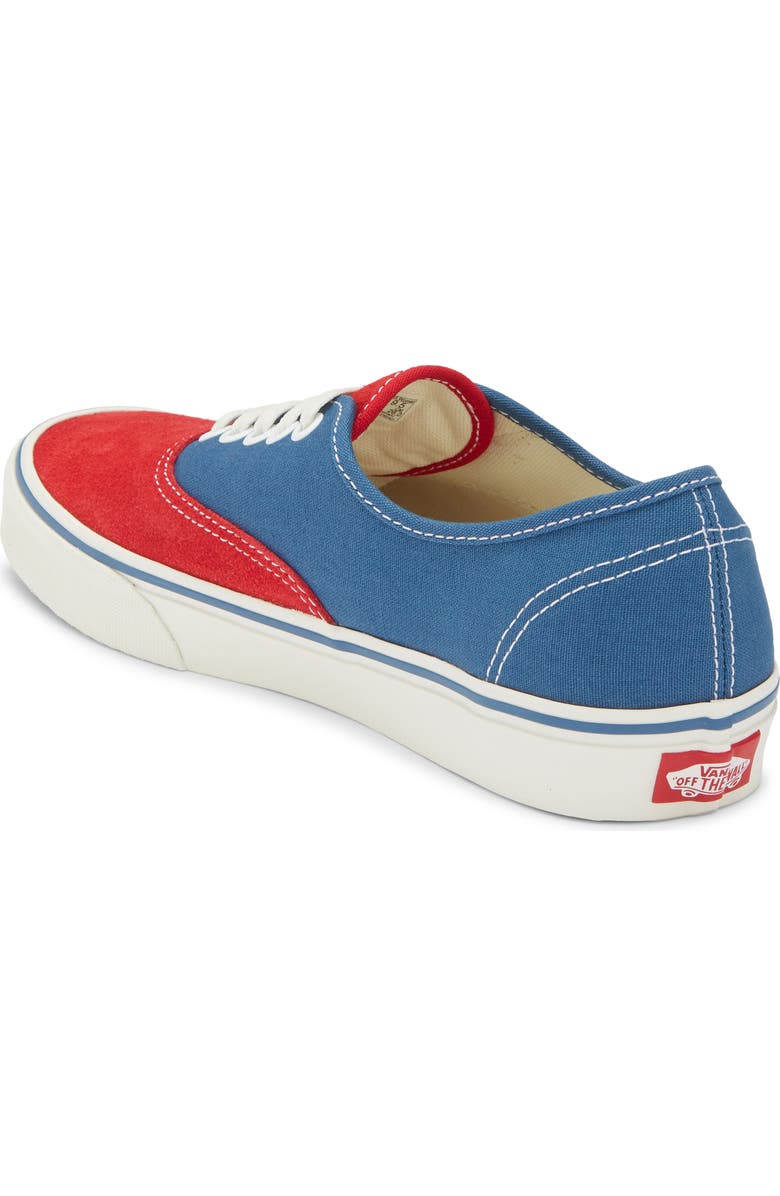 Vans Authentic Low Top Sneaker, Alternate, color, Primary Racing Red