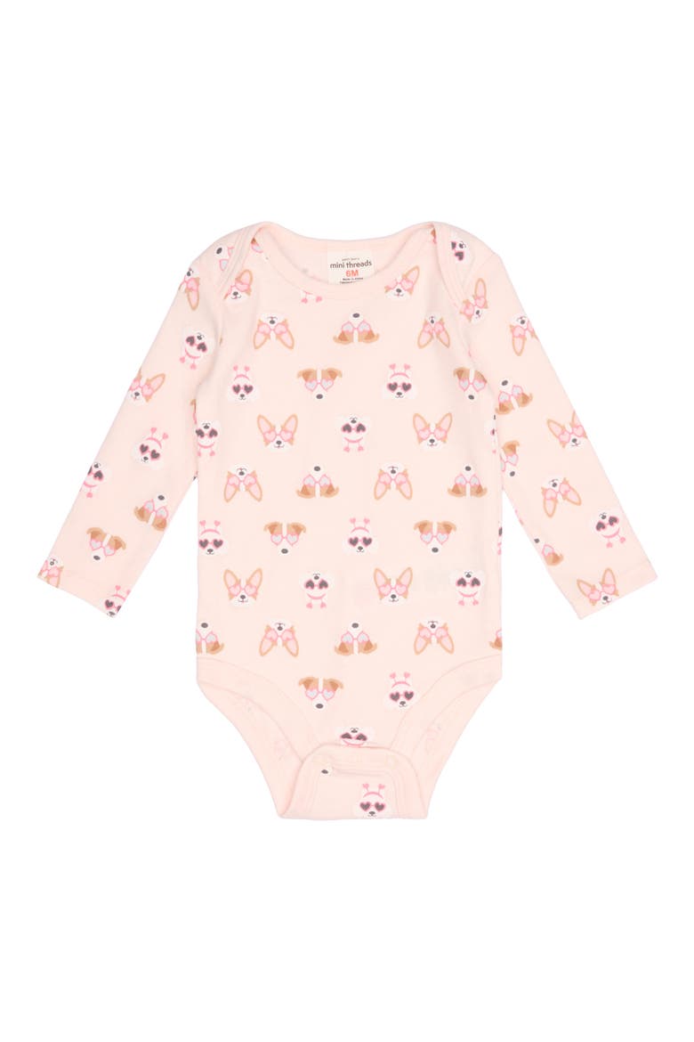 Pups & Hearts 4-Piece Mix & Match Outfit Set, Alternate, color, LIGHT PINK DOGS