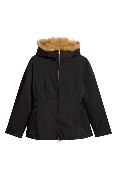 Duveteux Down Parka with Faux Fur Lining