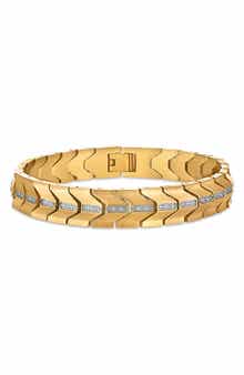 Esquire Diamond Accent Chevron Chain Bracelet