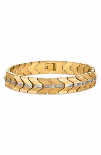 Esquire Diamond Accent Chevron Chain Bracelet