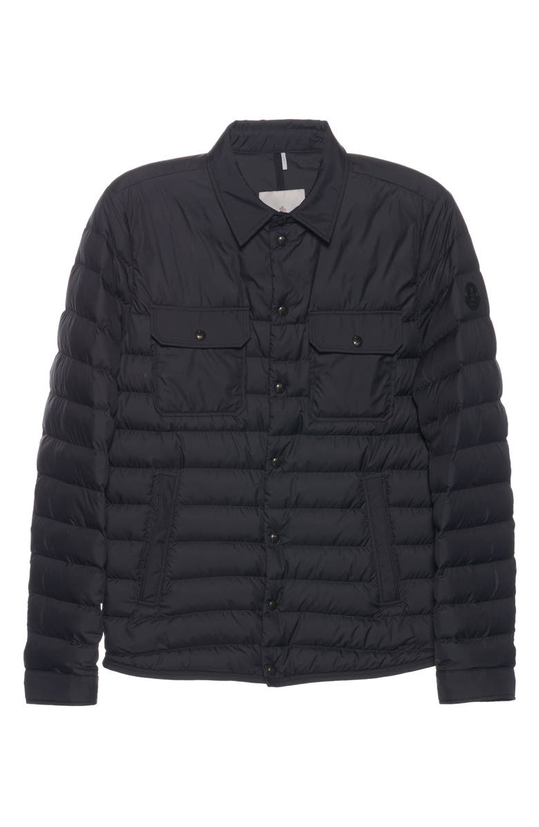 Moncler Sanary Quilted Down Shirt Jacket, Alternate, color,