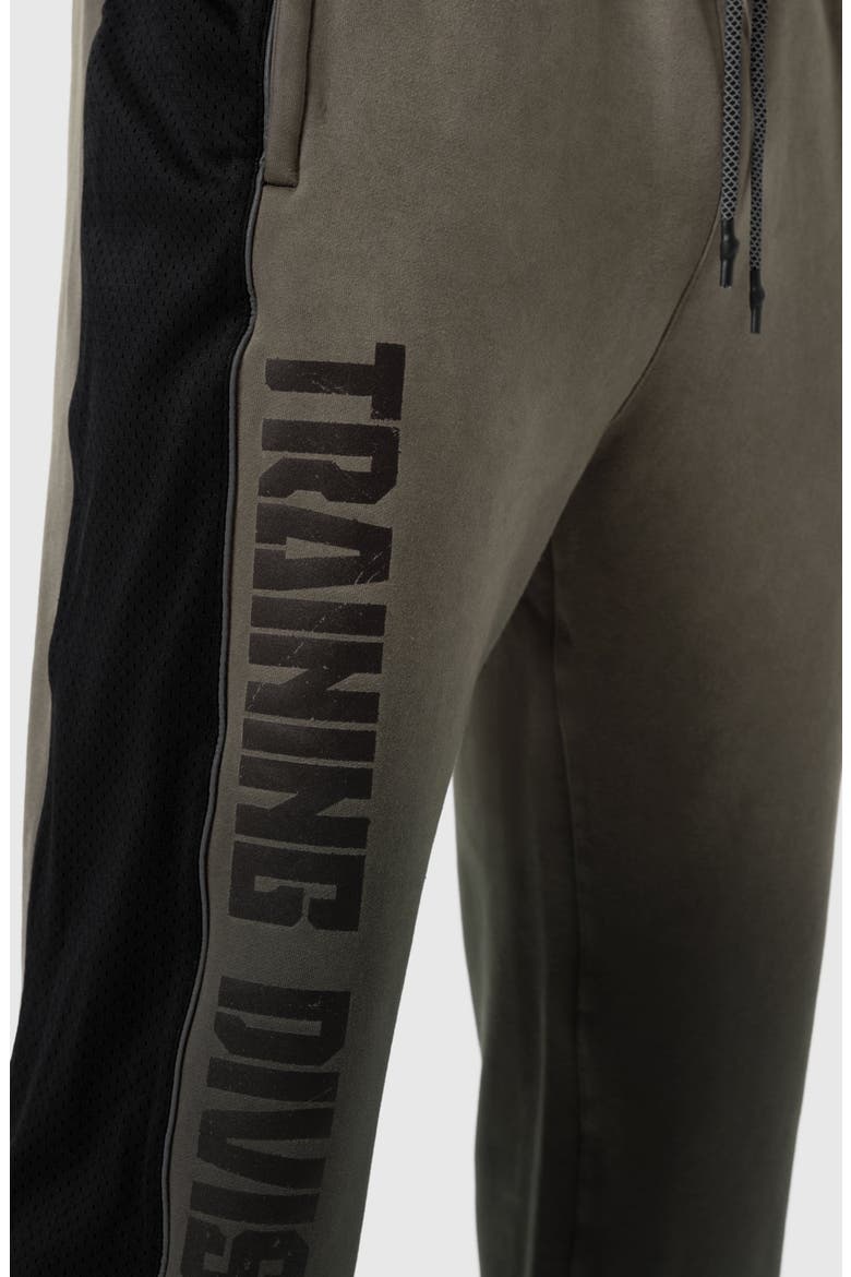 Tech Terry Mesh Panel Sweatpants, Alternate, color, Olive "Blade TD"