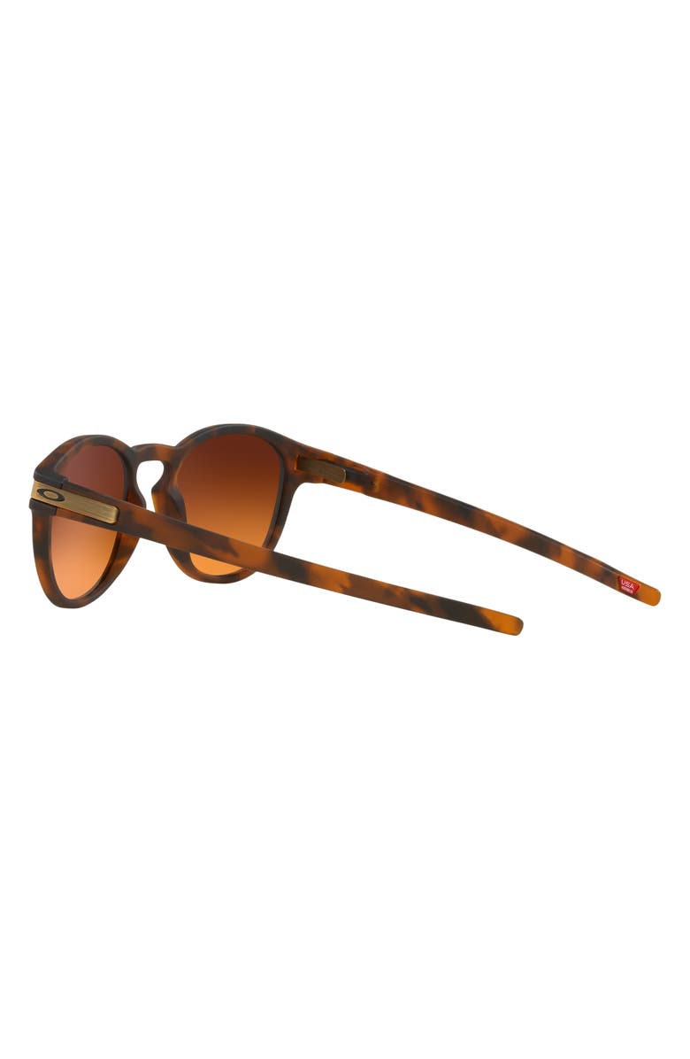 Oakley Latch 53mm Prizm<sup>™</sup> Oval Sunglasses, Alternate, color, Brown Tort