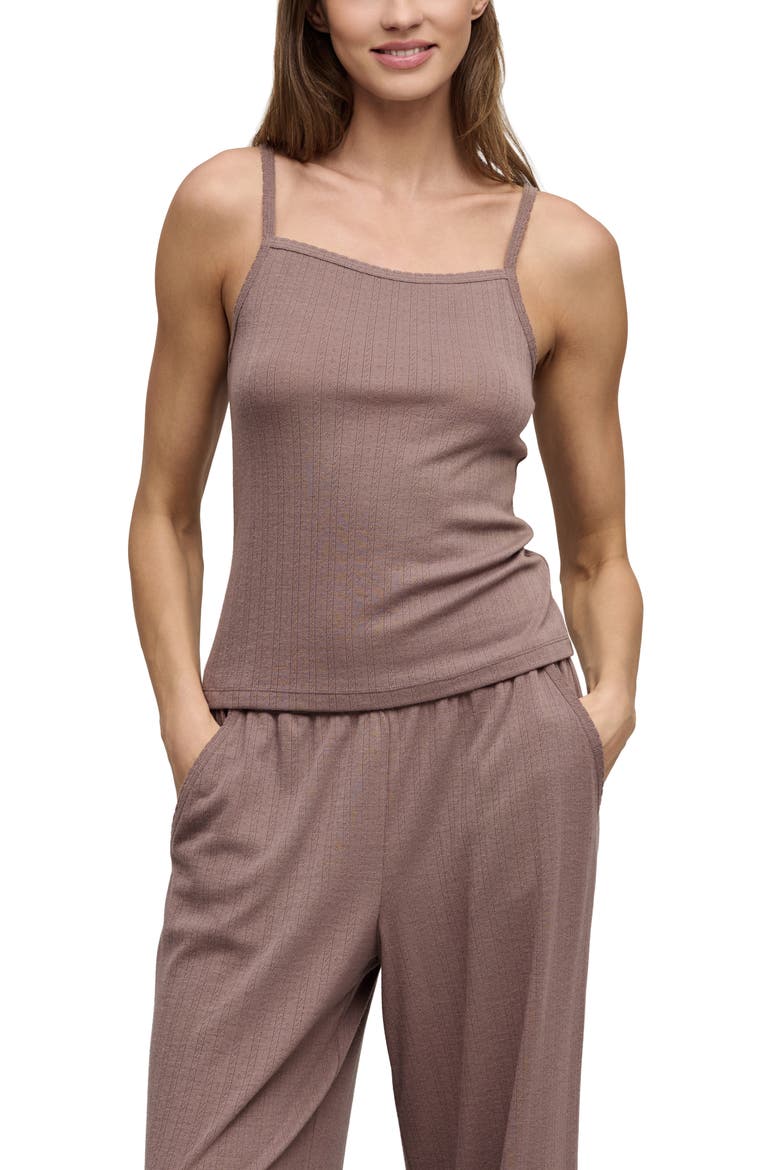 Scalloped Pointelle Tank, Main, color, SABLE