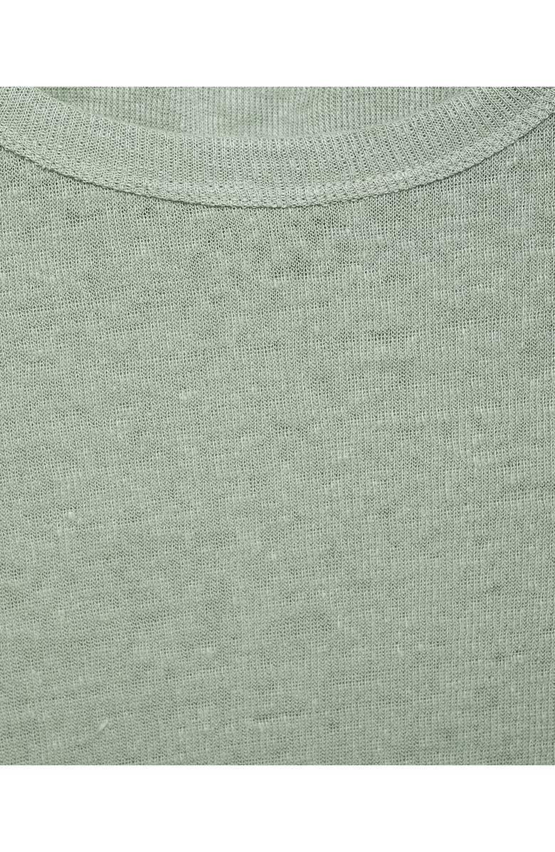 MANGO Linen T-Shirt, Alternate, color, 