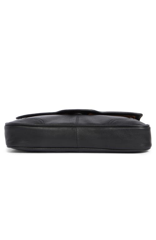 Lucky Brand Luma Leather Shoulder Bag In Black