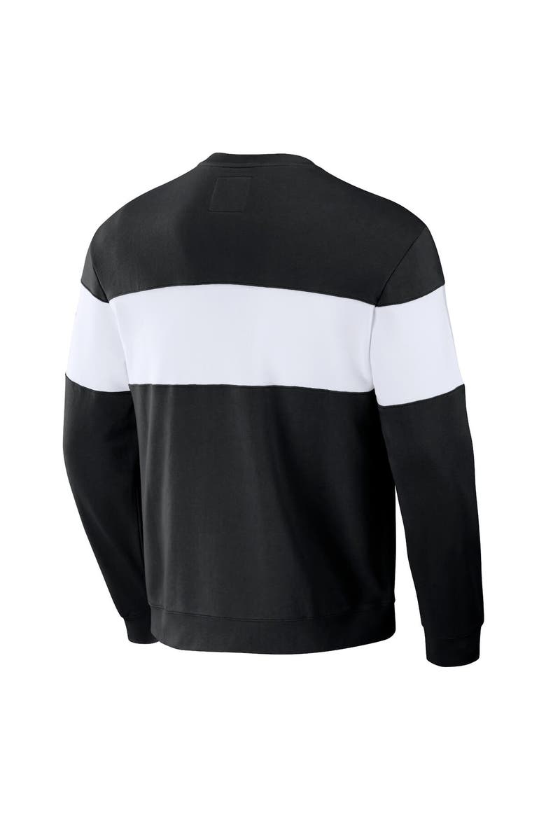 Men's Darius Rucker Collection by Fanatics Black Chicago White Sox Stripe Pullover Sweatshirt, Alternate, color, Black