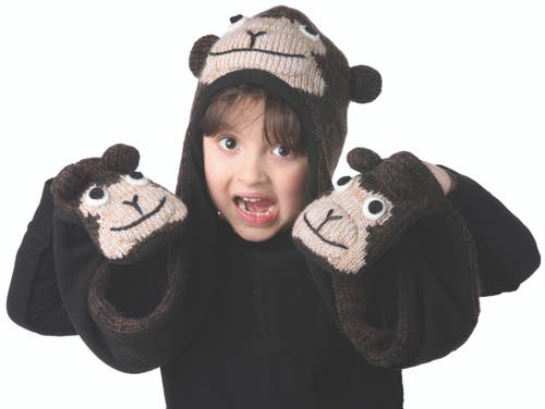 NIRVANNA DESIGNS NIRVANNA DESIGNS CHEETA MONKEY HATSCARF