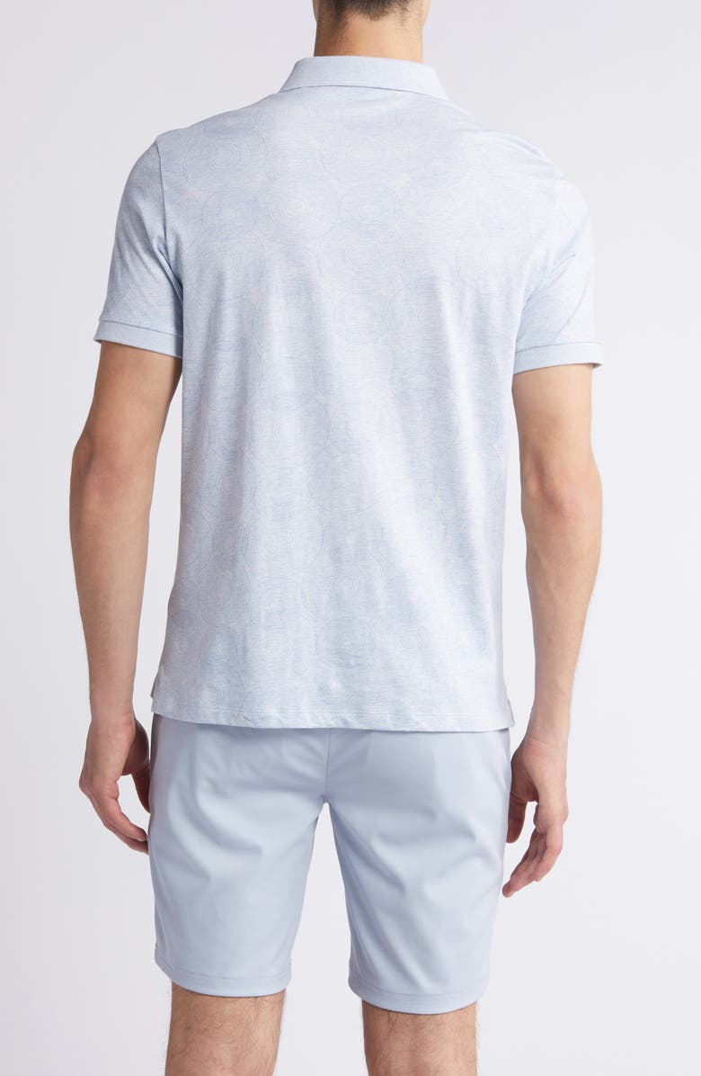 Robert Barakett Twain Medallion Print Polo, Alternate, color, 