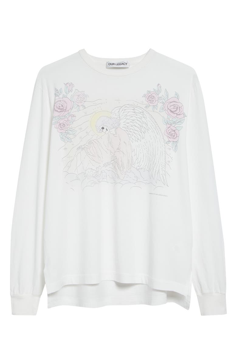 OUR LEGACY Cruise Long Sleeve Graphic T-Shirt, Main, color, Farewell Print