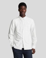 Lyle & Scott Tonal Eagle Plain Oxford Shirt