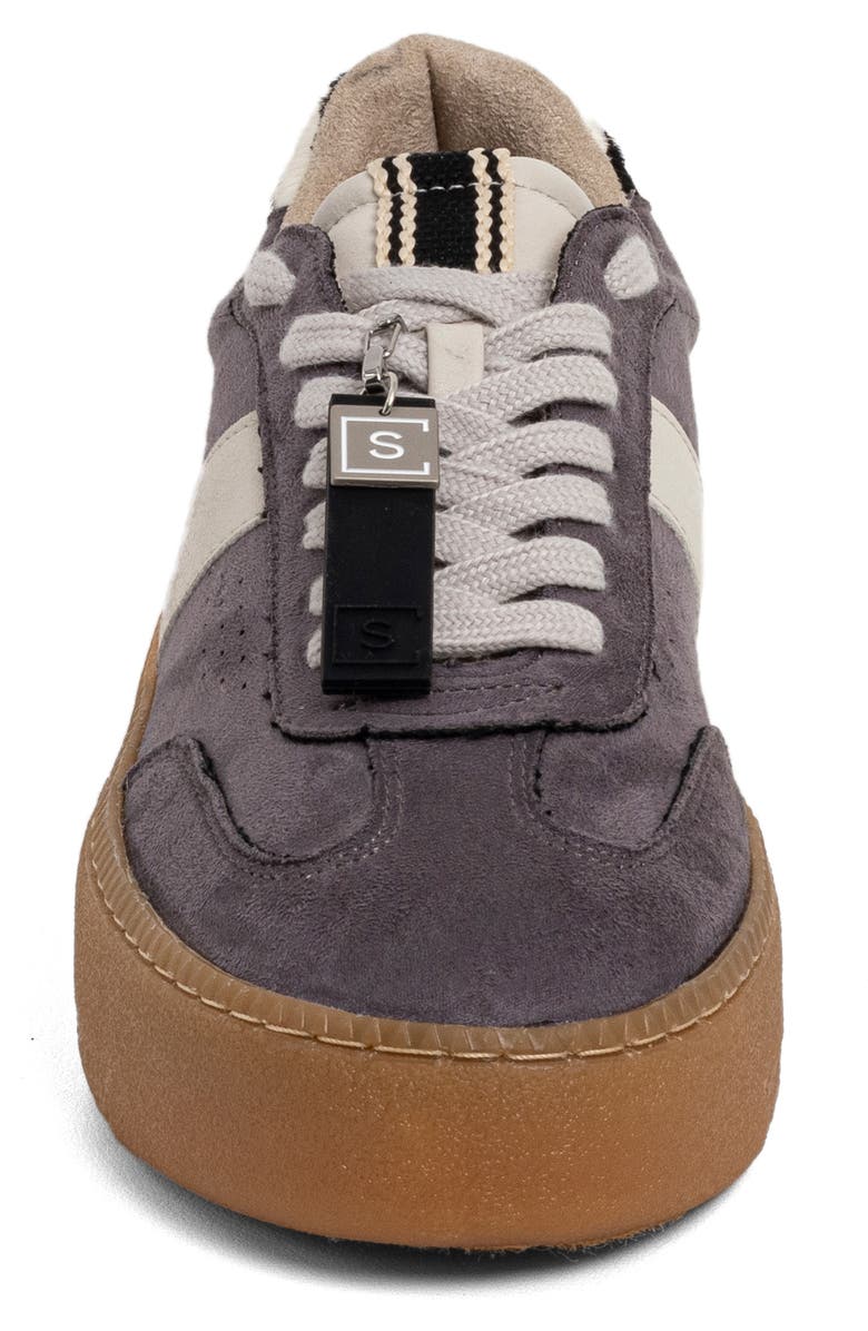 SHUSHOP Stacey Platform Sneaker, Alternate, color, Grey Suede