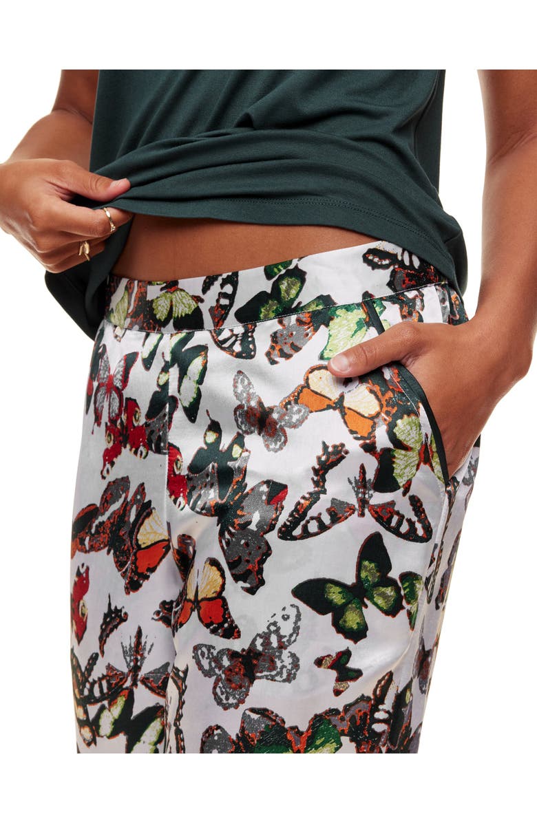 Adore Me Alania Tank & Pants Pajama Set, Alternate, color, Novelty White