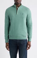 Polo Ralph Lauren Luxury Cotton Blend Quarter Zip Pullover
