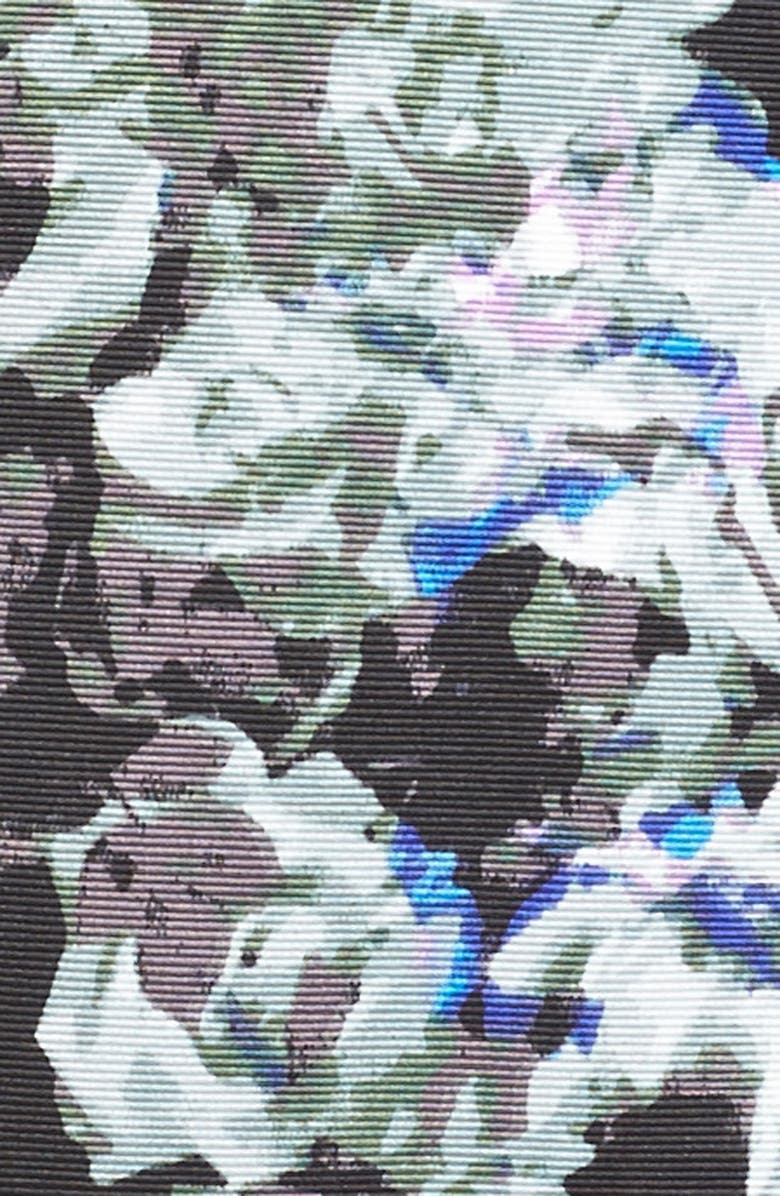 Eliza J Floral Print Faille Fit & Flare Dress, Alternate, color,