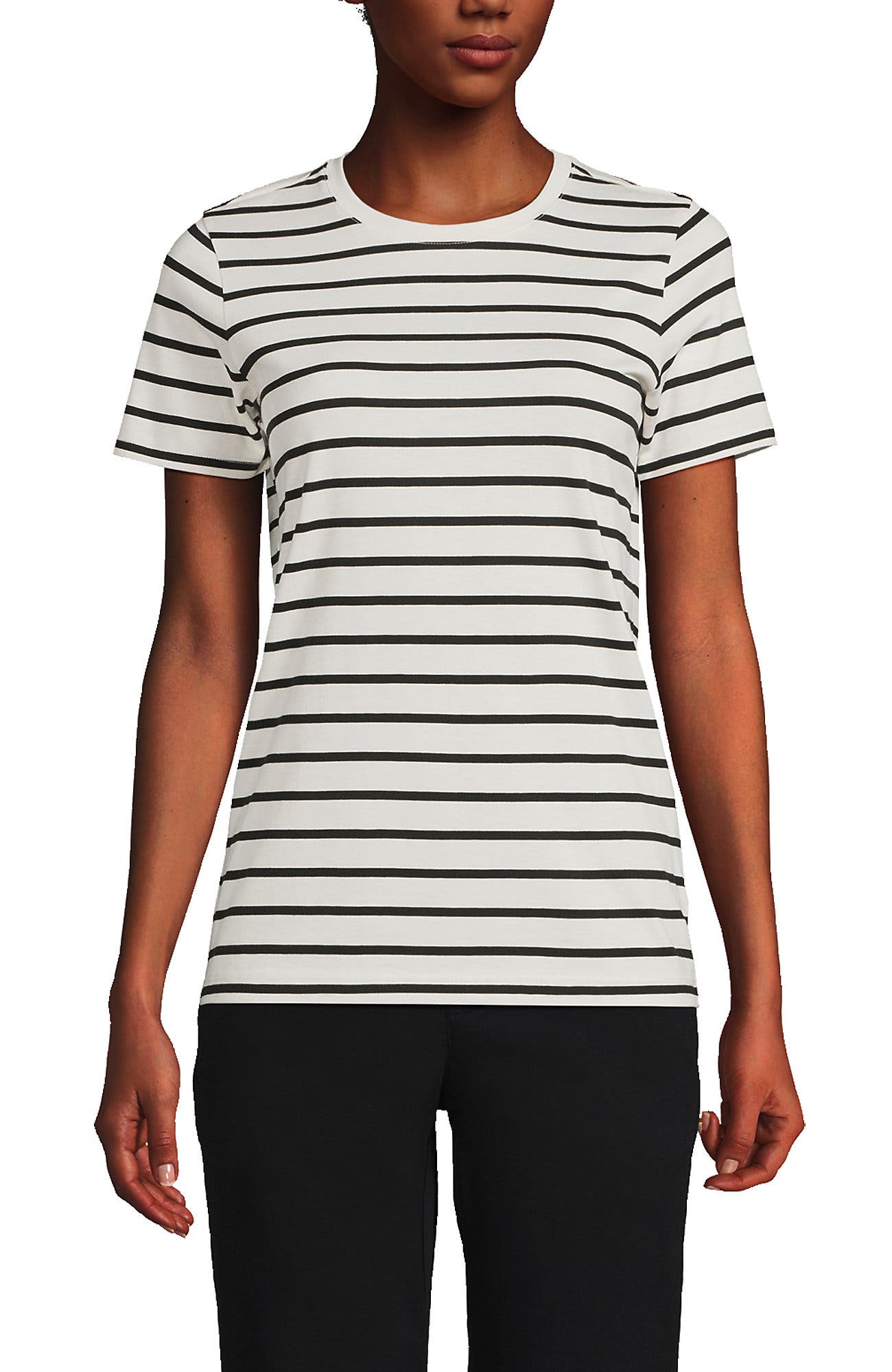 Ivory/Black Breton Stripe