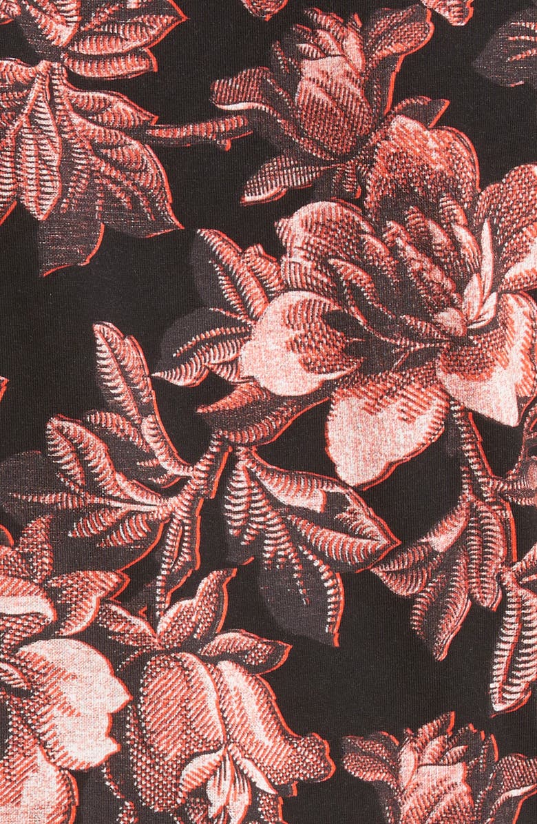 Ted Baker London Clari Floral Stretch Cotton T-Shirt, Alternate, color, 