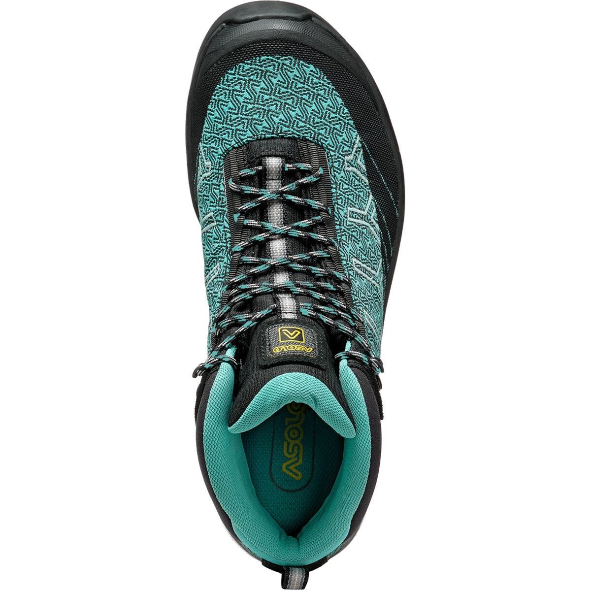 Asolo Falcon Evo Jaquard Gv Hiking Boot - Women's, Alternate, color, Black/Aqua Green