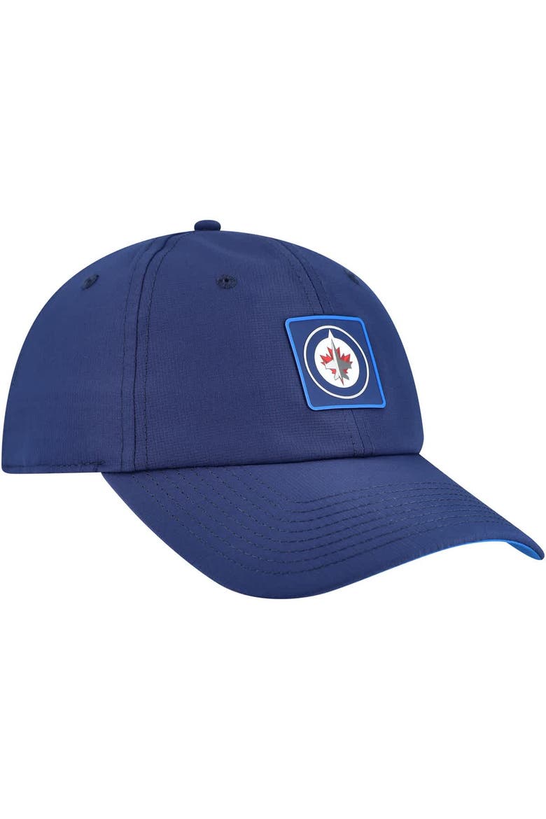 Men's Fanatics  Navy Winnipeg Jets Authentic Pro Rink Adjustable Hat, Alternate, color, Navy