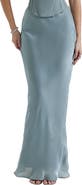 HOUSE OF CB Amadi Shimmer Chiffon Maxi Skirt
