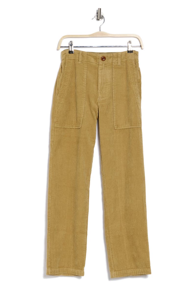 Neil Straight Leg Corduroy Pants, Alternate, color, WARM KHAKI