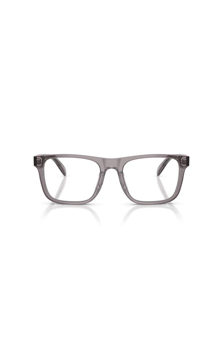 COACH 53mm Square optical glasses, Alternate, color, Grey