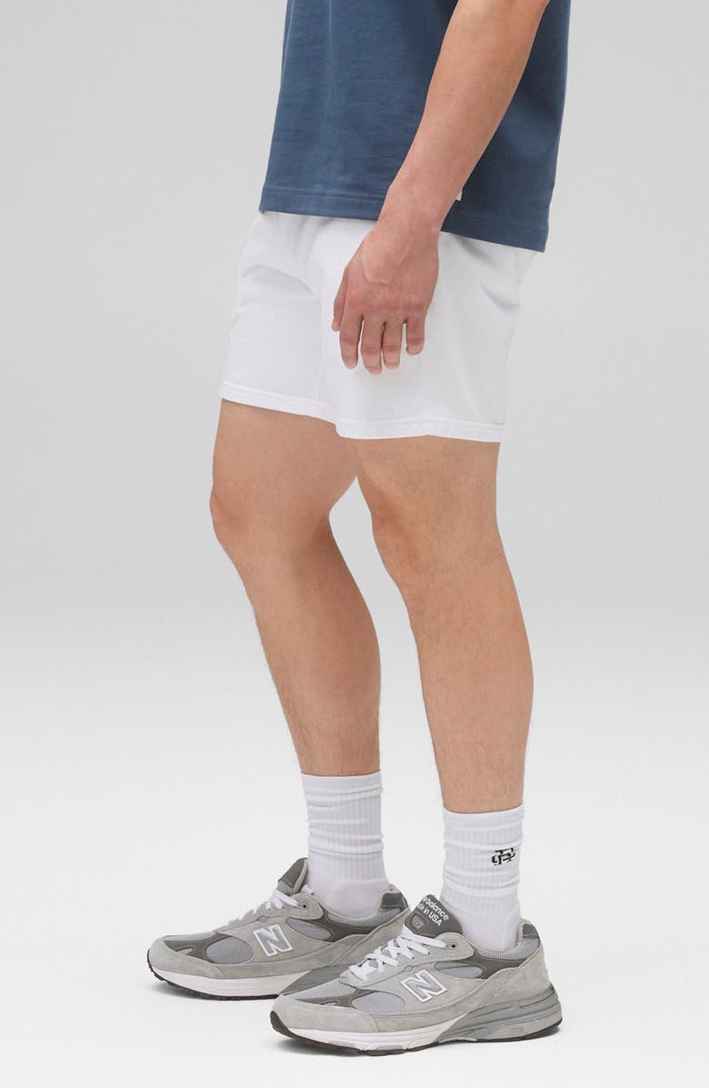 Reigning Champ Lightweight Terry Sweatshorts, Alternate, color, White