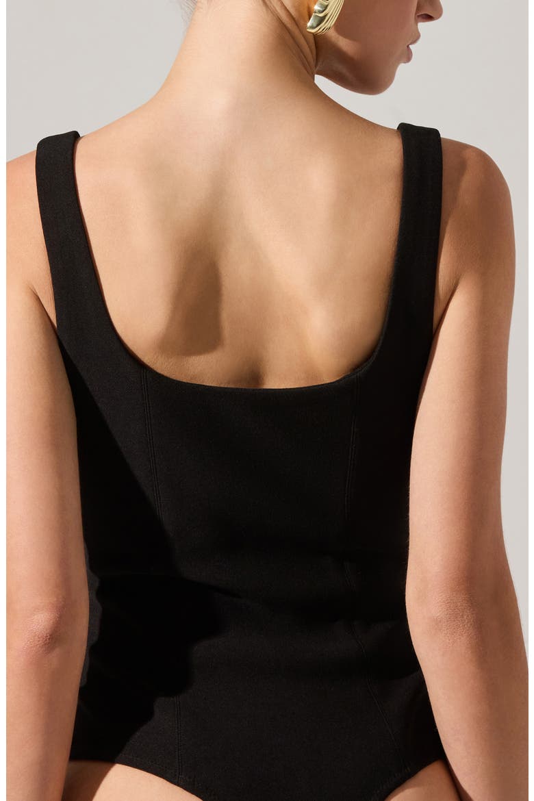 Kendal Bodysuit, Alternate, color, BLACK