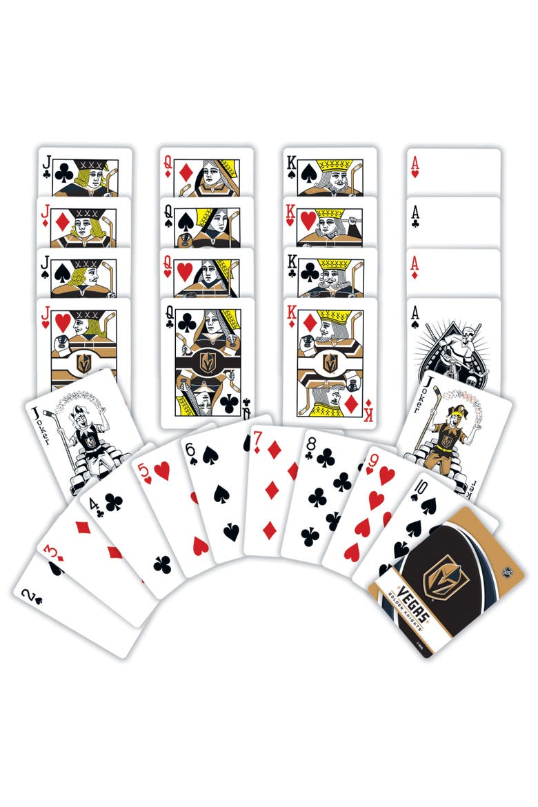 Las Vegas Golden Knights Playing Cards, Alternate, color, Multicolor
