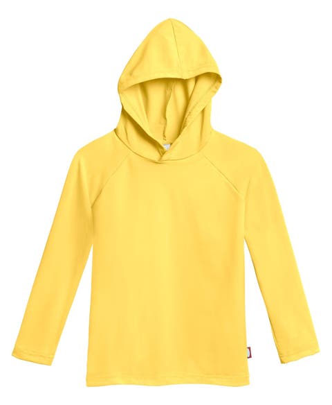Boys and Girls UPF 50+ Long Sleeve Hooded Rashguard Tee (Toddler/Kids)