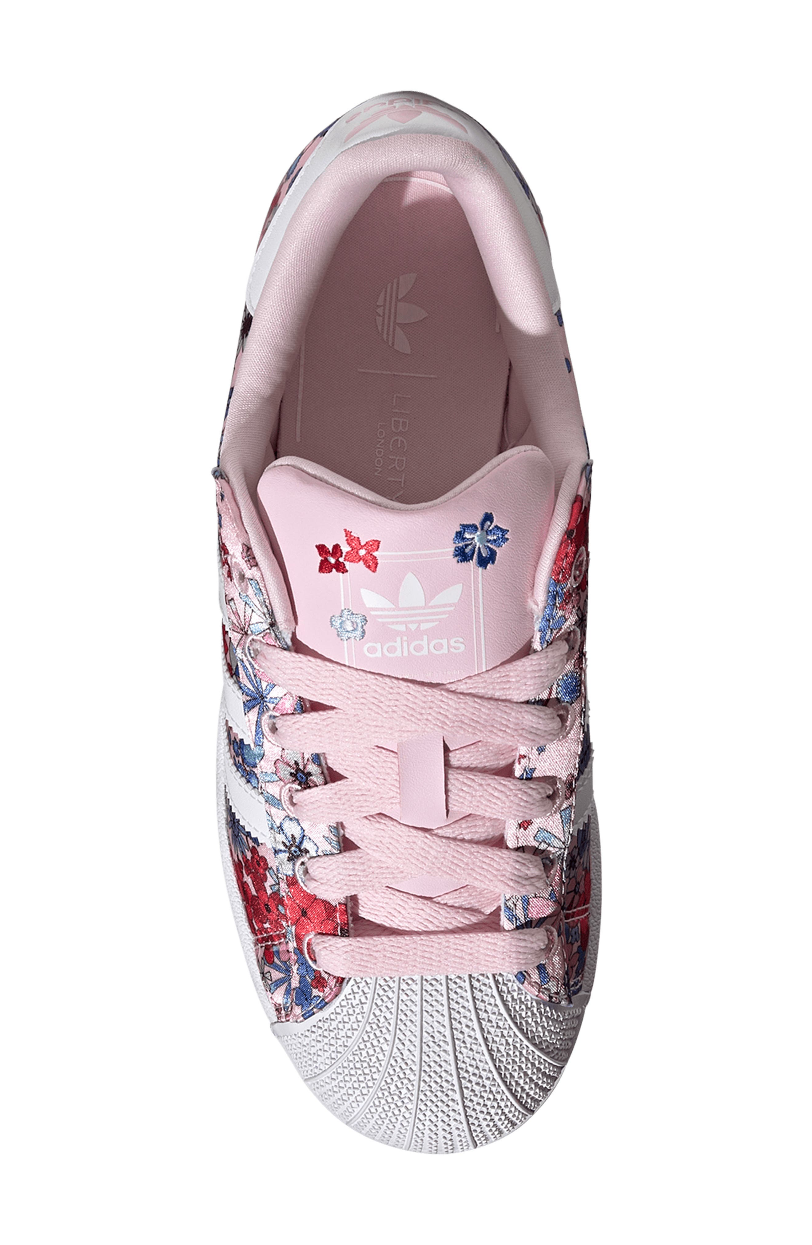 adidas Superstar II Sneaker, Alternate, color, Clear Pink/ White/ Light Pink