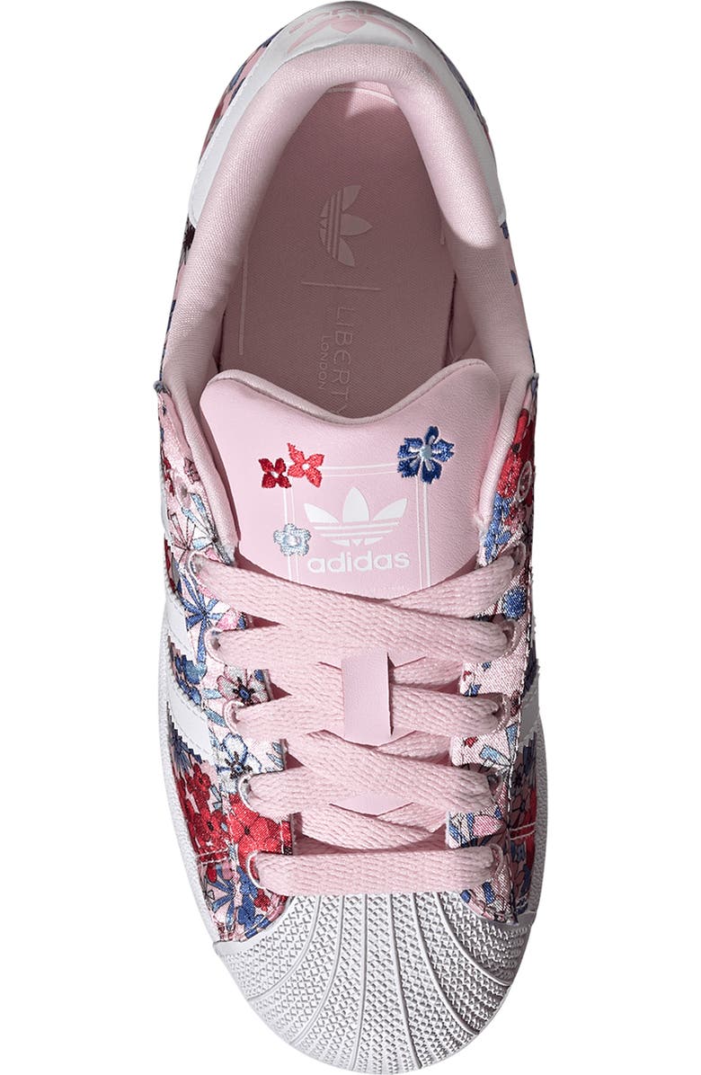 adidas Superstar II Sneaker, Alternate, color, Clear Pink/ White/ Light Pink