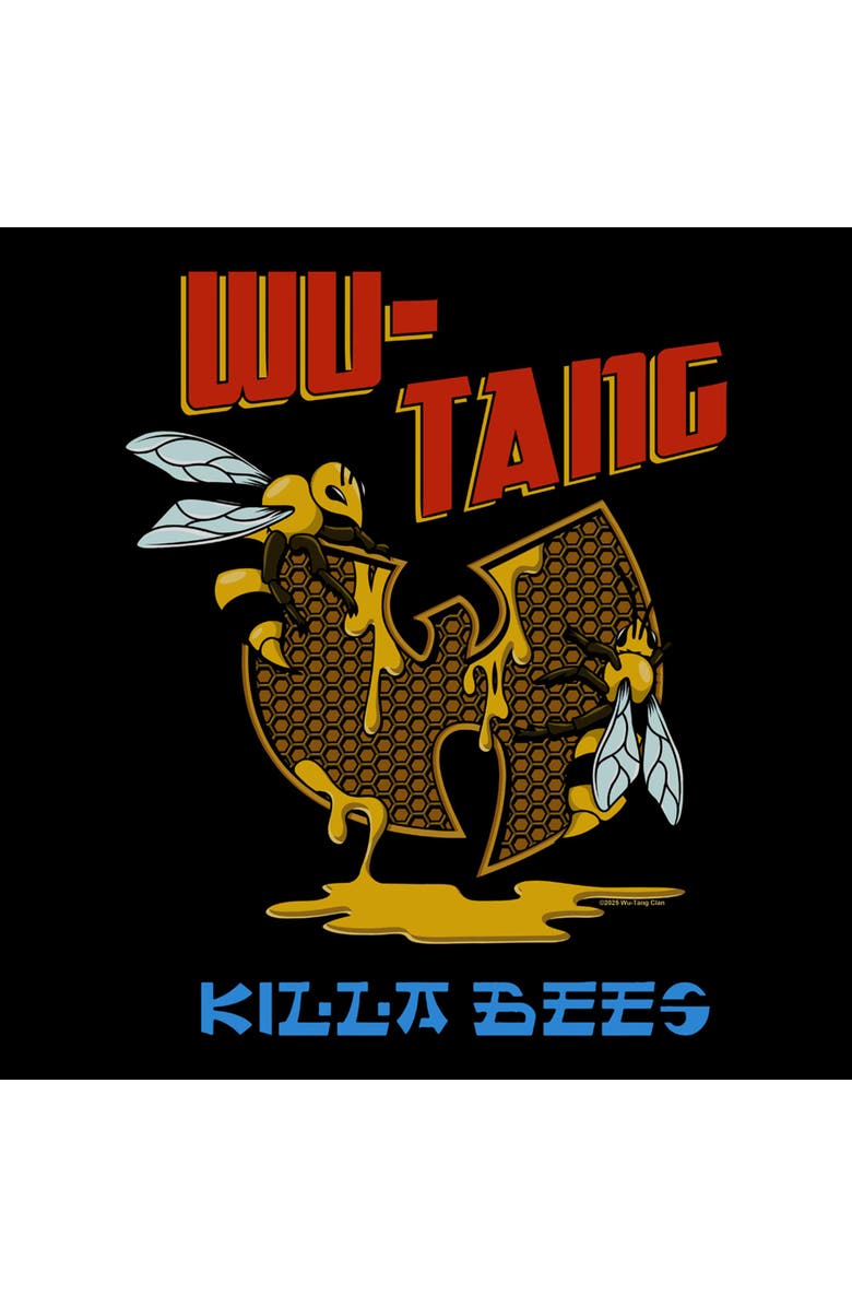 Wu-Tang Clan Men's Wu-Tang Clan Killa Bees Artwork Logo Graphic T-Shirt, Alternate, color, Black