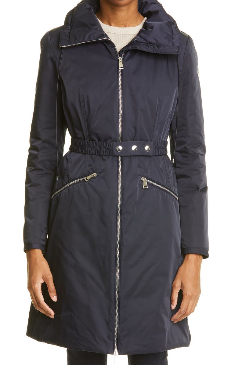 Moncler Hermanville Down Long Coat, Main, color,