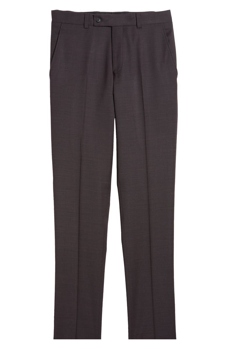 AllSaints Ross Solid Slim Fit Taper Leg Wool Blend Pants, Alternate, color,