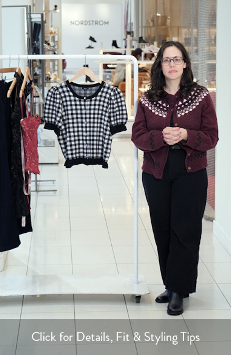 Lora Short Sleeve Cardigan, sales video thumbnail