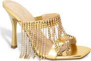 CHASE AND CHLOE Divine Rhinestone Embellished Sandal