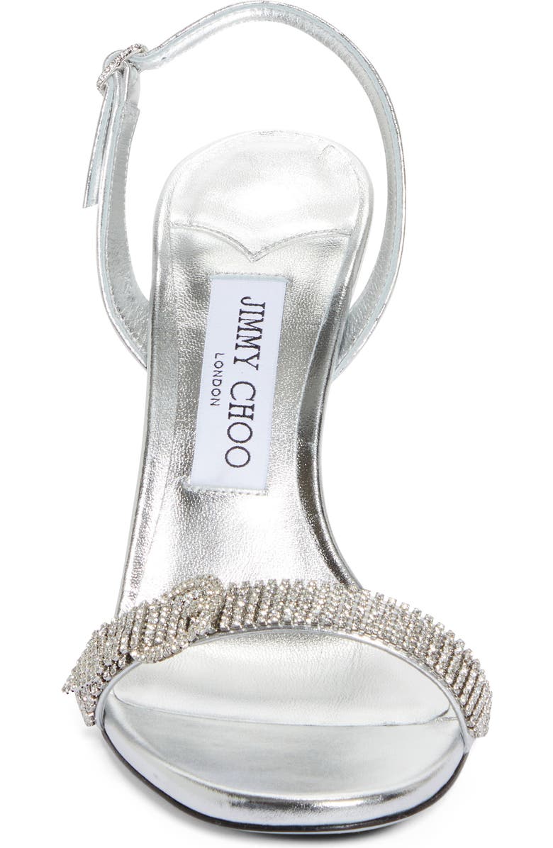Jimmy Choo Tabatha Crystal Belt Strap Slingback Sandal, Alternate, color,