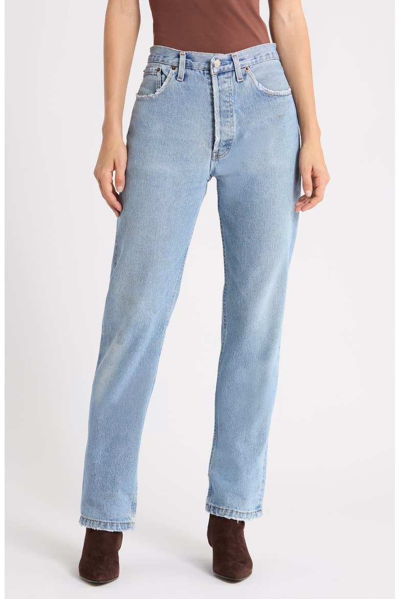 Mica High Waist Wide Leg Jeans, Main, color, INDIGO