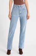 Re/Done Mica High Waist Wide Leg Jeans