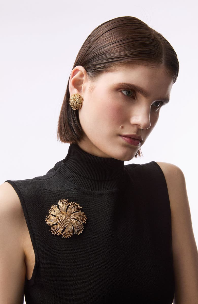 Susan Caplan 1960s Vintage Monet Cordelia Brooch, Alternate, color, Monet Cordelia