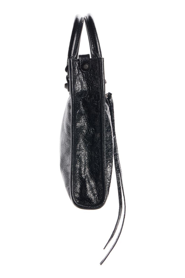 Le City Tote Leather Phone Holder, Alternate, color, 1000 BLACK
